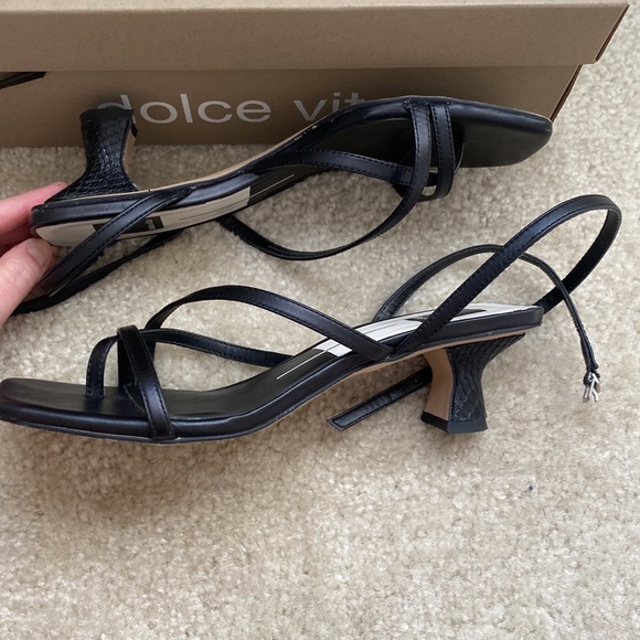 Dolce Vita Women’s Square Toe Block Heel Thong Sandals Size 7 - Picture 7 of 8